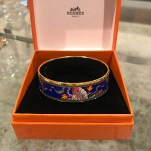 Hermes fans enamel bracelet, PM (65)